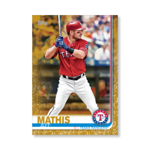 Jeff Mathis 2019 Topps Baseball Series 2 Veterans III Poster Gold Ed. # to 1- artbble-pos-19tbb2-1256-gold-s