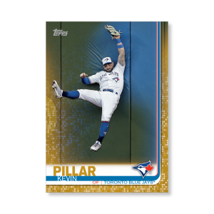 Kevin Pillar 2019 Topps Baseball Series 2 Veterans III Poster Gold Ed. # to 1- artbble-pos-19tbb2-1258-gold-s