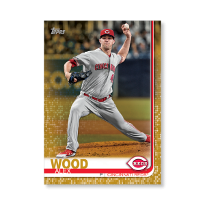 Alex Wood 2019 Topps Baseball Series 2 Veterans III Poster Gold Ed. # to 1- artbble-pos-19tbb2-1278-gold-s