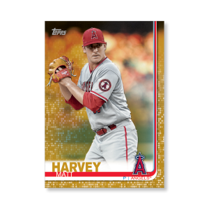 Matt Harvey 2019 Topps Baseball Series 2 Veterans III Poster Gold Ed. # to 1- artbble-pos-19tbb2-1288-gold-s