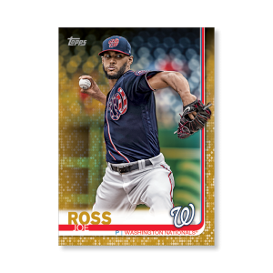 Joe Ross 2019 Topps Baseball Series 2 Veterans III Poster Gold Ed. # to 1- artbble-pos-19tbb2-1289-gold-s