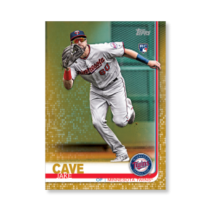 Jake Cave 2019 Topps Baseball Series 2 Rookies Poster Gold Ed. # to 1- artbble-pos-19tbb2-1304-gold-s