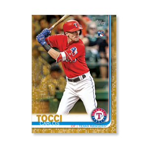 Carlos Tocci 2019 Topps Baseball Series 2 Rookies Poster Gold Ed. # to 1- artbble-pos-19tbb2-1312-gold-s
