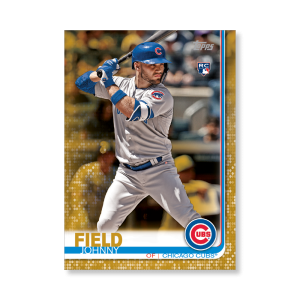 Johnny Field 2019 Topps Baseball Series 2 Rookies Poster Gold Ed. # to 1- artbble-pos-19tbb2-1314-gold-s