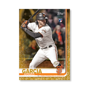 Aramis Garcia 2019 Topps Baseball Series 2 Rookies Poster Gold Ed. # to 1- artbble-pos-19tbb2-1325-gold-s