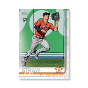 Myles Straw 2019 Topps Baseball Series 2 Rookies Poster # to 99- artbble-pos-19tbb2-1332-s