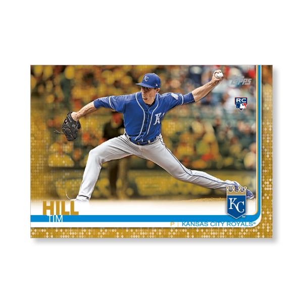 Tim Hill 2019 Topps Baseball Series 2 Rookies Poster Gold Ed. # to 1- artbble-pos-19tbb2-1339-gold-s