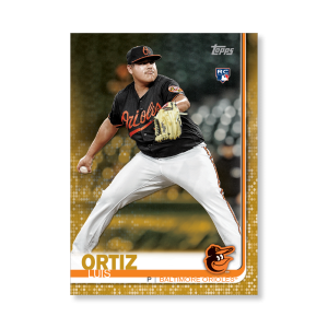 Luis Ortiz 2019 Topps Baseball Series 2 Rookies Poster Gold Ed. # to 1- artbble-pos-19tbb2-1341-gold-s