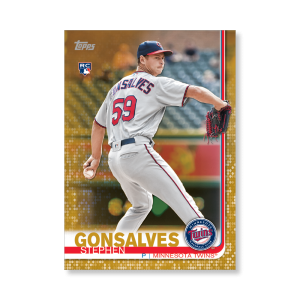 Stephen Gonsalves 2019 Topps Baseball Series 2 Rookies Poster Gold Ed. # to 1- artbble-pos-19tbb2-1342-gold-s