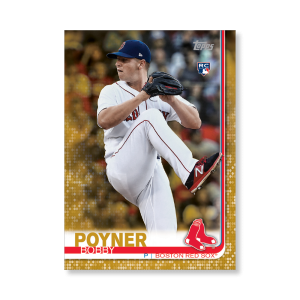 Bobby Poyner 2019 Topps Baseball Series 2 Rookies Poster Gold Ed. # to 1- artbble-pos-19tbb2-1347-gold-s