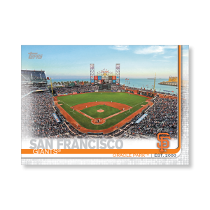 Oracle Park 2019 Topps Baseball Series 2 Stadium Team Cards Poster # to 99- artbble-pos-19tbb2-1352-s