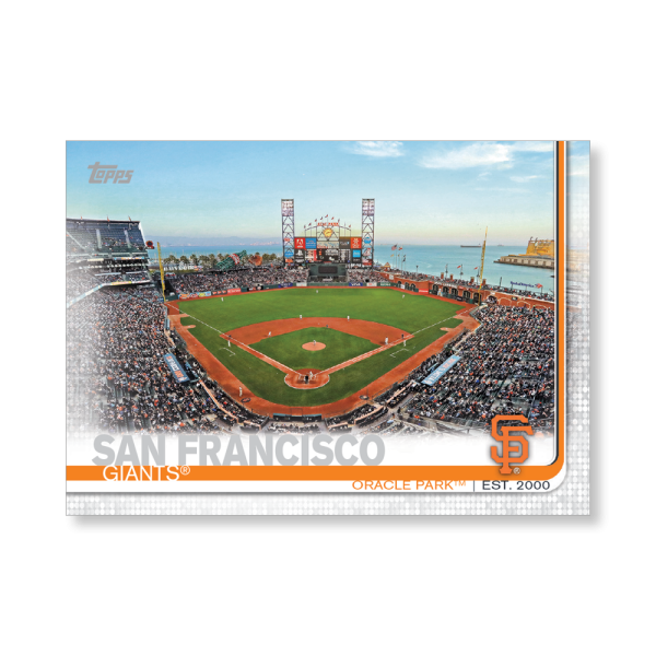 Oracle Park 2019 Topps Baseball Series 2 Stadium Team Cards Poster # to 99- artbble-pos-19tbb2-1352-s