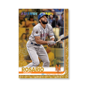 Amed Rosario 2019 Topps Baseball Series 2 Future Stars Poster Gold Ed. # to 1- artbble-pos-19tbb2-1375-gold-s