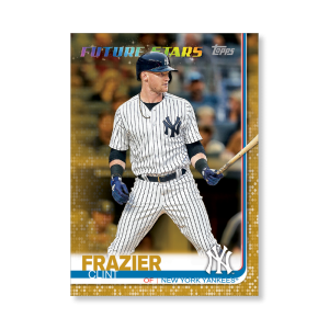 Clint Frazier 2019 Topps Baseball Series 2 Future Stars Poster Gold Ed. # to 1- artbble-pos-19tbb2-1376-gold-s