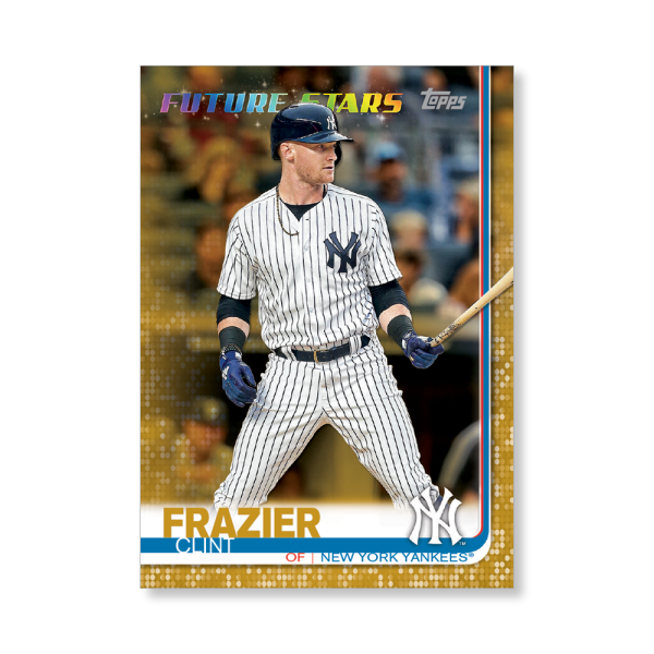 Clint Frazier 2019 Topps Baseball Series 2 Future Stars Poster Gold Ed. # to 1- artbble-pos-19tbb2-1376-gold-s