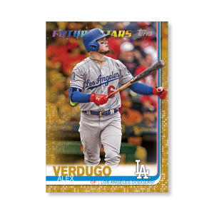 Alex Verdugo 2019 Topps Baseball Series 2 Future Stars Poster Gold Ed. # to 1- artbble-pos-19tbb2-1379-gold-s
