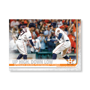 Houston Astros 2019 Topps Baseball Series 2 Combo Cards Poster # to 99- artbble-pos-19tbb2-1386-s