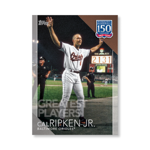 Cal Ripken Jr. 2019 Topps Baseball Series 2 Greatest Players Poster # to 99- artbble-pos-19tbb2-5106-s