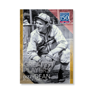 Dizzy Dean 2019 Topps Baseball Series 2 Greatest Players Poster Gold Ed. # to 1- artbble-pos-19tbb2-5126-gold-s