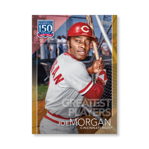 Joe Morgan 2019 Topps Baseball Series 2 Greatest Players Poster Gold Ed. # to 1- artbble-pos-19tbb2-5136-gold-s