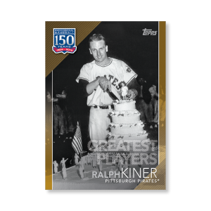 Ralph Kiner 2019 Topps Baseball Series 2 Greatest Players Poster Gold Ed. # to 1- artbble-pos-19tbb2-5143-gold-s