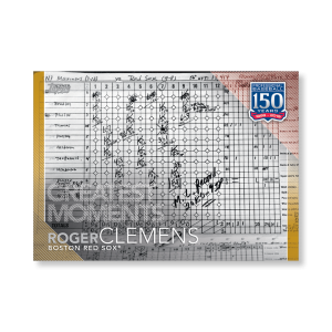 Roger Clemens 2019 Topps Baseball Series 2 Greatest Moments Poster Gold Ed. # to 1- artbble-pos-19tbb2-5154-gold-s