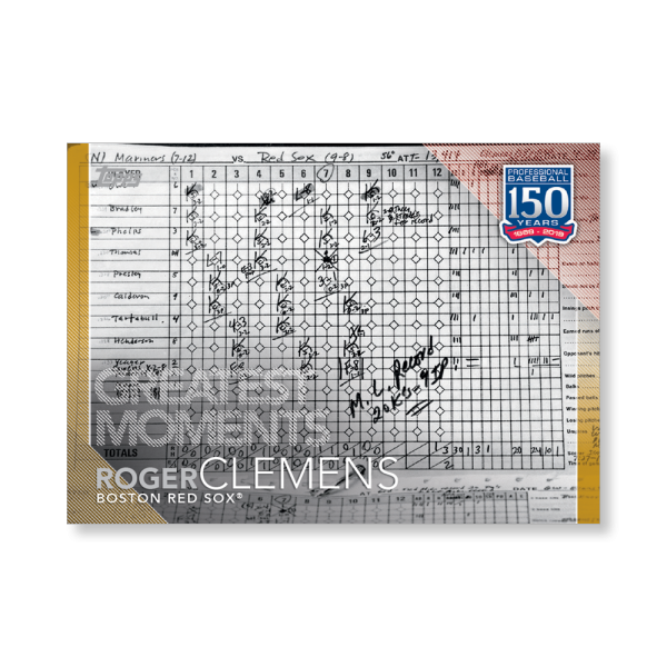 Roger Clemens 2019 Topps Baseball Series 2 Greatest Moments Poster Gold Ed. # to 1- artbble-pos-19tbb2-5154-gold-s