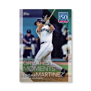 Edgar Martinez 2019 Topps Baseball Series 2 Greatest Moments Poster # to 99- artbble-pos-19tbb2-5182-s