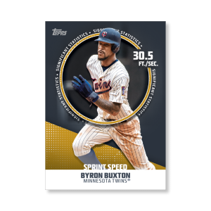 Byron Buxton 2019 Topps Baseball Series 2 Significant Statistics Poster Gold Ed. # to 1- artbble-pos-19tbb2-5208-gold-s