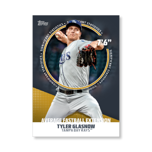 Tyler Glasnow 2019 Topps Baseball Series 2 Significant Statistics Poster Gold Ed. # to 1- artbble-pos-19tbb2-5221-gold-s