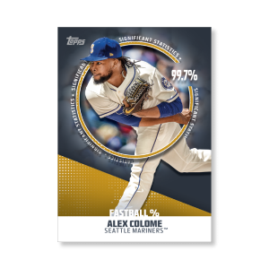 Alex Colome 2019 Topps Baseball Series 2 Significant Statistics Poster Gold Ed. # to 1- artbble-pos-19tbb2-5222-gold-s