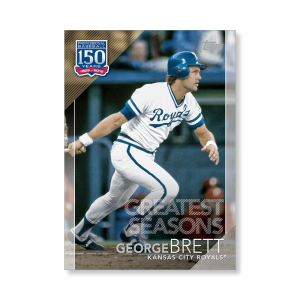 George Brett 2019 Topps Baseball Series 2 Greatest Seasons Poster # to 99- artbble-pos-19tbb2-5327-s