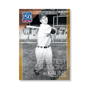 Al Kaline 2019 Topps Baseball Series 2 Greatest Seasons Poster Gold Ed. # to 1- artbble-pos-19tbb2-5331-gold-s