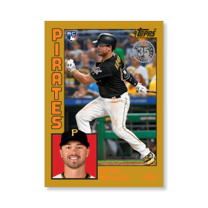 Kevin Kramer 2019 Topps Baseball Series 2 1984 Topps Baseball Rookies Poster Gold Ed. # to 1- artbble-pos-19tbb2-5810-gold-s