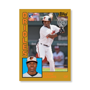 Cedric Mullins 2019 Topps Baseball Series 2 1984 Topps Baseball Rookies Poster Gold Ed. # to 1- artbble-pos-19tbb2-5820-gold-s