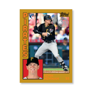 Kevin Newman 2019 Topps Baseball Series 2 1984 Topps Baseball Rookies Poster Gold Ed. # to 1- artbble-pos-19tbb2-5821-gold-s