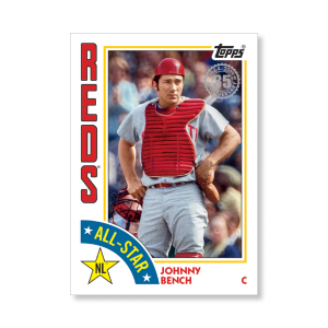 Johnny Bench 2019 Topps Baseball Series 2 1984 Topps Baseball All Stars Poster # to 99- artbble-pos-19tbb2-5860-s