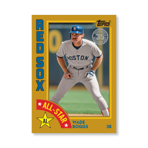 Wade Boggs 2019 Topps Baseball Series 2 1984 Topps Baseball All Stars Poster Gold Ed. # to 1- artbble-pos-19tbb2-5864-gold-s