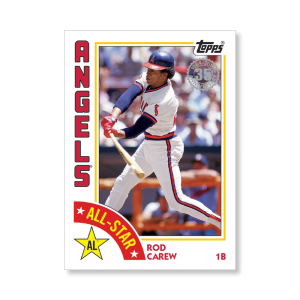Rod Carew 2019 Topps Baseball Series 2 1984 Topps Baseball All Stars Poster # to 99- artbble-pos-19tbb2-5869-s