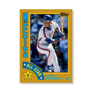 Darryl Strawberry 2019 Topps Baseball Series 2 1984 Topps Baseball All Stars Poster Gold Ed. # to 1- artbble-pos-19tbb2-5877-gold-s