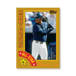 Ken Griffey Jr. 2019 Topps Baseball Series 2 1984 Topps Baseball All Stars Poster Gold Ed. # to 1- artbble-pos-19tbb2-5888-gold-s