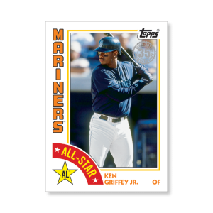 Ken Griffey Jr. 2019 Topps Baseball Series 2 1984 Topps Baseball All Stars Poster # to 99- artbble-pos-19tbb2-5888-s