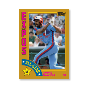 Andre Dawson 2019 Topps Baseball Series 2 1984 Topps Baseball All Stars Poster Gold Ed. # to 1- artbble-pos-19tbb2-5892-gold-s