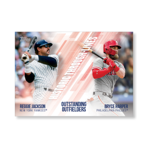 Jackson/Harper 2019 Topps Baseball Series 2 Historic Through Lines Poster # to 99- artbble-pos-19tbb2-7116-s