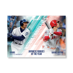 Ichiro/Ohtani 2019 Topps Baseball Series 2 Historic Through Lines Poster # to 99- artbble-pos-19tbb2-7123-s