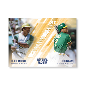 Jackson/Davis 2019 Topps Baseball Series 2 Historic Through Lines Poster # to 99- artbble-pos-19tbb2-7125-s