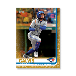 Freddy Galvis 2019 Topps Baseball Update Series Traded Players Poster Gold Ed. # to 1- artbble-pos-19tbus-1007-gold-s
