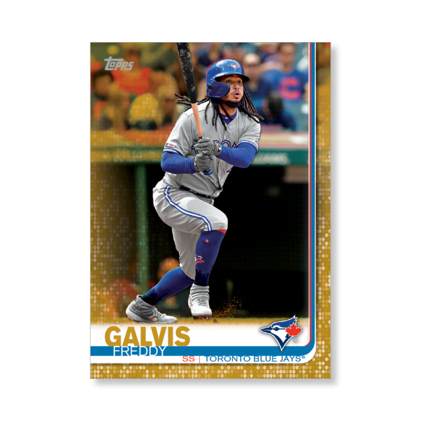 Freddy Galvis 2019 Topps Baseball Update Series Traded Players Poster Gold Ed. # to 1- artbble-pos-19tbus-1007-gold-s
