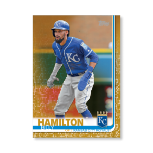 Billy Hamilton 2019 Topps Baseball Update Series Traded Players Poster Gold Ed. # to 1- artbble-pos-19tbus-1020-gold-s