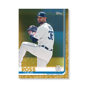 Tyson Ross 2019 Topps Baseball Update Series Traded Players Poster Gold Ed. # to 1- artbble-pos-19tbus-1023-gold-s